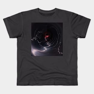 Digital collage, special processing. Energy flows, desaturated. Kids T-Shirt